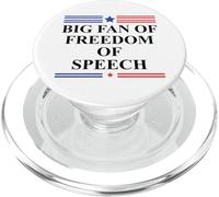 Free Press Free Speech Big Fan of Freedom of Speech Protest PopSockets PopGrip pour MagSafe