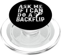 Free Running Demandez-Moi si Je Peux Faire Un Backflip Parkour PopSockets PopGrip pour MagSafe