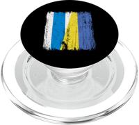 Free Russia Ukraine Demi-Drapeau Russian Opposition Ukrainian PopSockets PopGrip pour MagSafe