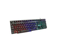 (FREE SIZE, OLD) MIMIGO USB Wired Gaming Keyboard, Led Rainbow Backlit Keyboard for Win2000/XP/Vista/7/8/10 with 1.3M Keyboard Cable