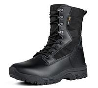 FREE SOLDIER Bottes tactiques pour hommes, 8 pouces, bottes de combat légères, durables, en cuir suédé, bottes de travail militaires, bottes de désert