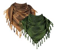 FREE SOLDIER Foulard Shemagh pour homme Marron 110 110 cm, marron