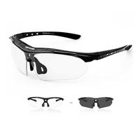 FREE SOLDIER Lunettes de soleil photochromatiques photochromatiques photochromatiques - Unisexe - Avec protection UV400 - Verres transparents pour cyclisme, VTT