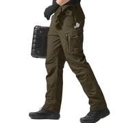 Free Soldier Pantalon de travail pour homme résistant à l'eau Coupe décontractée avec poches multiples, Homme, vert foncé, 36W x 30L