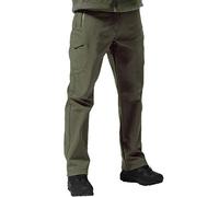 FREE SOLDIER Pantalon Ski Homme Pantalon de Randonnée Chaud d'hiver Pantalon de Chasse Imperméable Pantalon d'extérieur en Softshell Doublé de Molleton (Vert,56 Taille Tall)