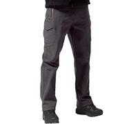 FREE SOLDIER Pantalon Ski Homme Pantalon de Randonnée Chaud d'hiver Pantalon de Chasse Imperméable Pantalon d'extérieur en Softshell Doublé de Molleton (Gris,54 Taille Tall)