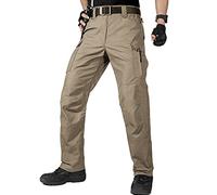 FREE SOLDIER Pantalons Cargo pour Hommes - Pantalons de Travail Homme, Coupe Décontractée Tactique avec Multiples Poches, Idéaux pour Le Travail et la Montagne