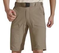 FREE SOLDIER pour Hommes Cargo Wander Shorts avec Ceinture Shorts d'été légers à séchage Rapide avec Plusieurs Poches pour Le Travail décontracté Golf