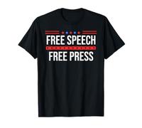 Free Speech Free Press Protect Freedom of Speech Resistance T-Shirt