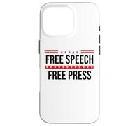 Free Speech Free Press Protest Freedom of Speech Resistance Coque pour iPhone 16 Pro