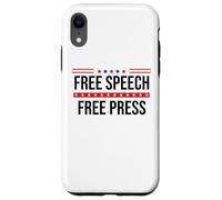Free Speech Free Press Protest Freedom of Speech Resistance Coque pour iPhone XR