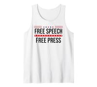 Free Speech Free Press Protest Freedom of Speech Resistance Débardeur