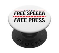 Free Speech Free Press Protest Freedom of Speech Resistance PopSockets PopGrip Adhésif