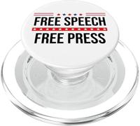Free Speech Free Press Protest Freedom of Speech Resistance PopSockets PopGrip pour MagSafe