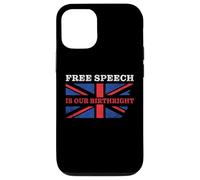 Free Speech is Our Birthright - Anti-Woke Conservative Quote Coque pour iPhone 12/12 Pro
