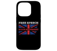 Free Speech is Our Birthright - Anti-Woke Conservative Quote Coque pour iPhone 14 Pro