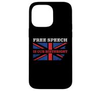 Free Speech is Our Birthright - Anti-Woke Conservative Quote Coque pour iPhone 14 Pro Max