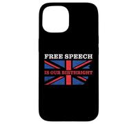 Free Speech is Our Birthright - Anti-Woke Conservative Quote Coque pour iPhone 15