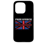 Free Speech is Our Birthright - Anti-Woke Conservative Quote Coque pour iPhone 15 Pro