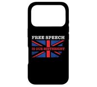 Free Speech is Our Birthright - Anti-Woke Conservative Quote Coque pour iPhone 17 Pro