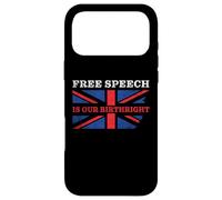 Free Speech is Our Birthright - Anti-Woke Conservative Quote Coque pour iPhone 17 Pro Max