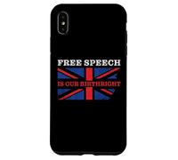 Free Speech is Our Birthright - Anti-Woke Conservative Quote Coque pour iPhone XS Max