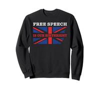 Free Speech is Our Birthright - Anti-Woke Conservative Quote Sweatshirt