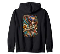 Free Spirit Pygargue à tête Blanche Montagne Nature Sauvage Sweat à Capuche