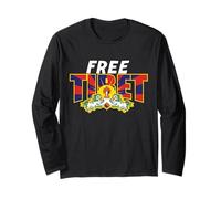Free Tibet Flag Manche Longue