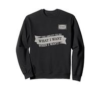 Free to Be Me : des Mots intemporels pour Les retraités Modernes Sweatshirt