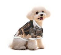Free Whitetail Deer T-shirt à manches courtes en coton doux imprimé pour chihuahuas, chiots et petites races de chiens