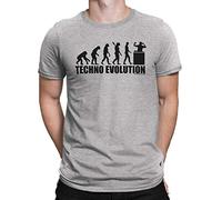 Free Will Shirts Techno Evolution - Mens Dance Music Organic Cotton T-Shirt