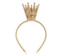 Freebily 1Pc / 3PCS Serre-tête Fille Enfant Bandeau Princesss Couronne Royale de Soirée Mariage Fête Tiara Diadème Bébé Anniversaire Carnaval Couronne 1 Pc Or Taille Unique