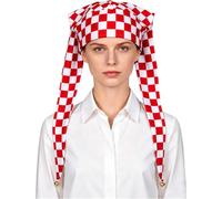 Freebily Chapeau De Costume De Cirque Accessoires Bouffon Cour Médiéval Rouge Taille Unique