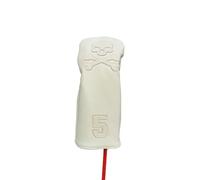 Freebily Étui Protecteur Tête De Golf Résistant À l'eau Décor Motif Ossature Style Broderie Blanc 5 Taille Unique