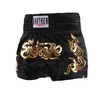 Freebily Fille Garçon Short De Boxe Muay Thai Kick Boxing Ado Enfant Trunks Short De Sport MMA Taille Élastique Noir 13-14 Ans