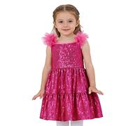 Freebily Fille Tutu Ballet pour Filles Robe De Cérémonie Robe De Mariage D'Été Décontractée Mariage Demoiselle d'honneur Cours Danse Type B 18-24 Mois