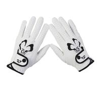 Freebily Gants de Golf pour Jeunes en PU Luxueux, Confortables, Respirants et Non Enervants par la Chaleur, Motifs Cartoonesques, Adaptés aux Deux Mains Noir 2-6 Ans