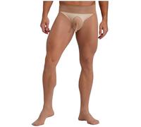 Freebily Hommes Collants Ultra-Fins Extensibles Taille Haute Transparents Leggings sans Couture sous Vêtements De Nuit Stretchy Pantyhose Stockings A Nu Foncé Taille Unique