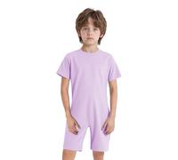 Freebily Salopettes Garçon Fille Combinaison Romper Spécial Besoins Anti-déshabillage Zippé Invisible Enfant Unisexe Vêtements Adapté Bodysuit Jumpsuit Lavande 15-16 ans