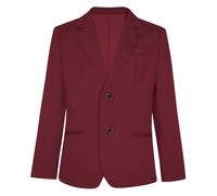 Freebily Vestons Bebe Enfant Blazer de Cérémonie Mariage Première Communion Smoking Costume Garcon Gala Baptême Soirée Vêtements 2-Bouton Rouge 11-12 Ans