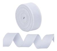 FREEBLOSS 5m Tissu Aida 14CT Vierge Point Croix Rouleau Largeur 3.2cm Tissu Point Compté Toile Broderie Avec Bord Dentelle Blanche Pour Marque-Pages