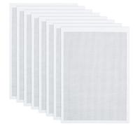 FREEBLOSS 8 feuille de Motifs de Broderie Sashiko Hydrosolubles 14CT Adhésifs pour Couture à la Main Stabilisateurs de Broderie Hydrosolubles Papier Adhésif pour Couture à la Main et à la Machine