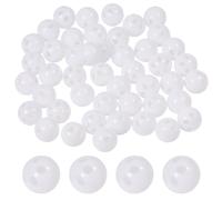 FREEBLOSS Lot de 60 boules de hochet blanches pour réparation de boîtes à hochet, 2,4 cm