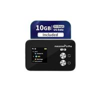 FREEBOT Point d'accès WiFi portable pour voyage - Point d'accès mobile SE Pro 4G avec 10 Go de données américaines 30 jours, 8 appareils connectés, routeur WiFi de poche avec 3000 mAh, couverture de