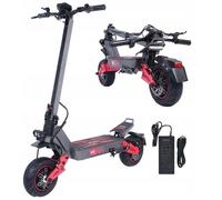 FREEBOY H8-Trottinette Électrique Pliable-Moteur 6000W-Batterie 60V 28Ah 75KM/H-Pneus 11 Pouces-Autonomie 80KM-Noir