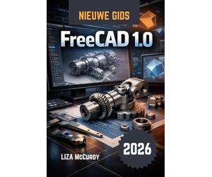 FreeCAD 1.0 Gebruikershandleiding 2026: Gratis professioneel 3D-ontwerp: maak bewerkbare modellen, perfect passende machines, voer tests uit, plan sneden en maak tekeningen. Voor beginners en experts.