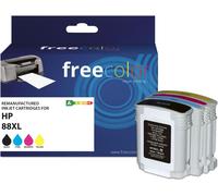 Freecolor K10418F7 Freecolor Patrone HP 88XL color BK/C/M/Y remanufactured