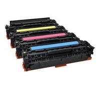 FREECOLOR Rainbow Kit - Pack de 4 - noir, jaune, cyan, magenta - compatible - cartouche de toner (alternative pour : HP CF380A, HP CF380X, HP CF381A,