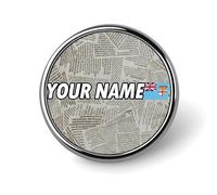 Freecustom Lot de broches avec drapeau d'Andorre, drapeaux de pays, fierté nationale, pin's pour jeans, nom personnalisé, épingles amusantes pour chapeaux, vêtements, sac à dos, femmes, hommes, cadeau